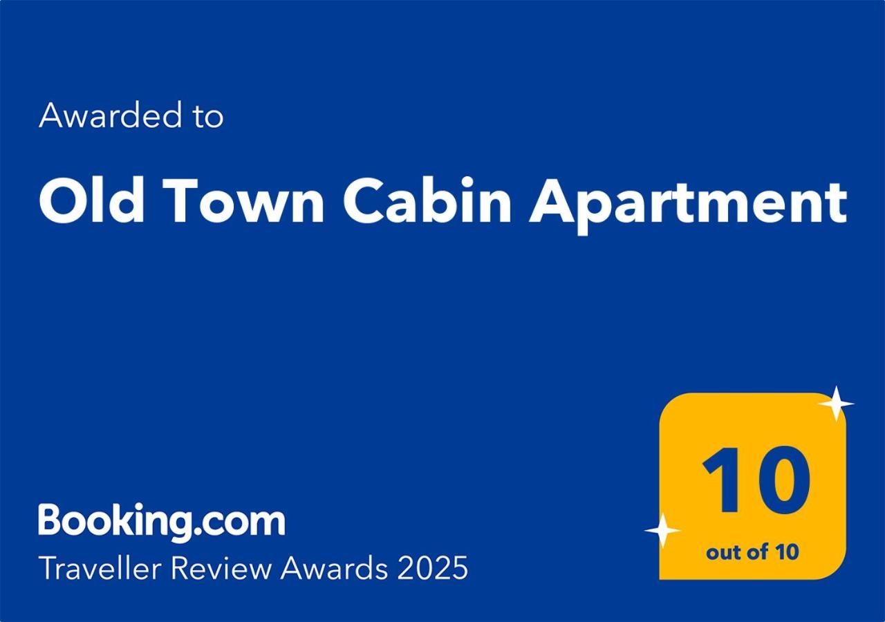 Old Town Cabin Apartment زغرب المظهر الخارجي الصورة